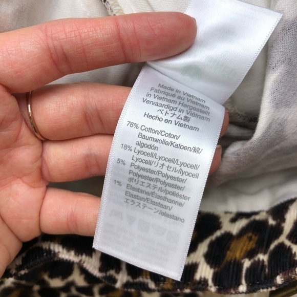 New J. Crew Buckle Mini Skirt in Leopard Corduroy - Picture 9 of 12